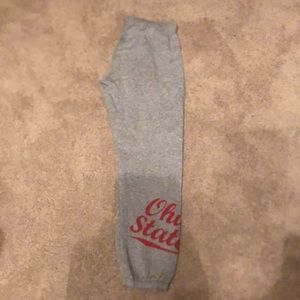 Ohio state pink sweat pants